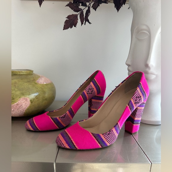 J. Crew Collection Blakely Summer Stripe Pumps - Picture 3 of 13